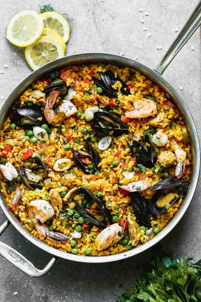 One-Pot Spanish Paella (Simplified)
