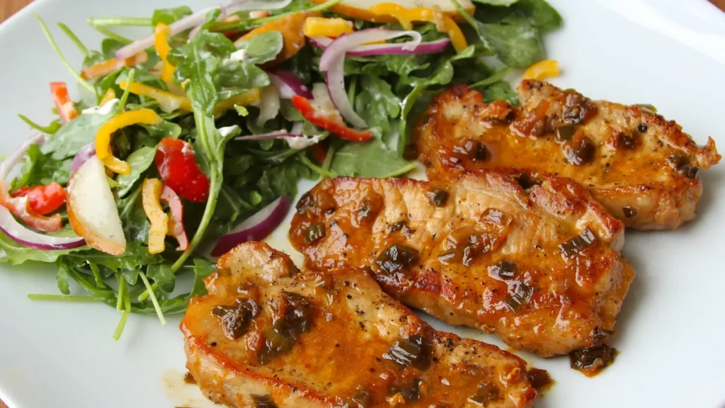 Orange Ginger Pork Chops