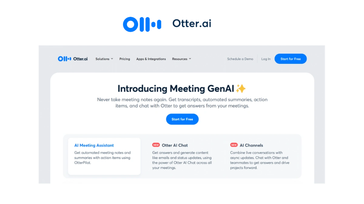 Otter.ai – Never Take Meeting Notes Again