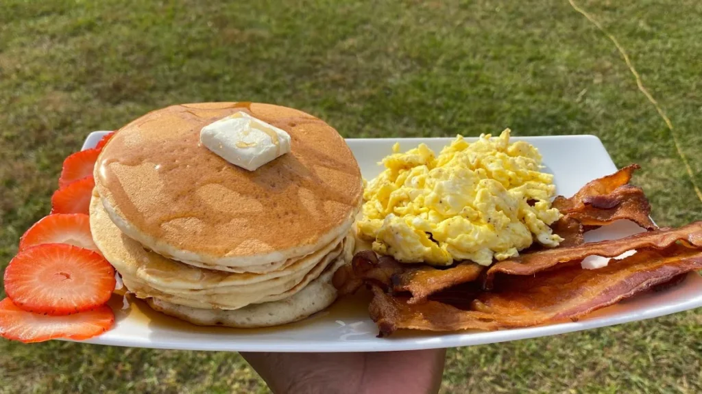 Pancakes and Scrambled Eggs
