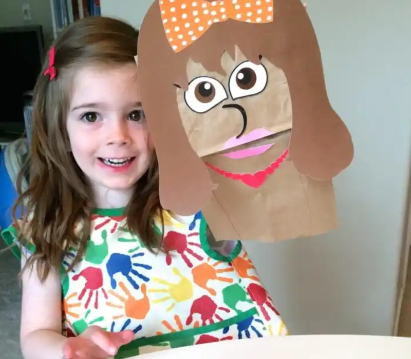 Paper Bag Puppet Craft