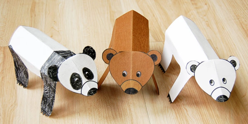 Paper Bear Family Craft
