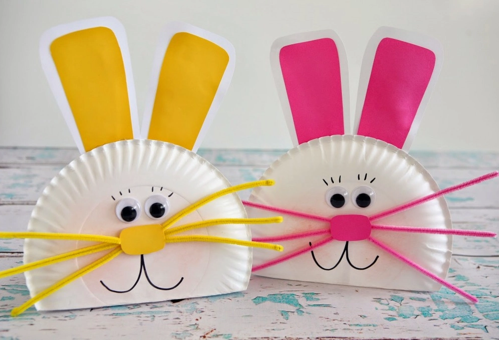 Paper Plate Bunny Craft