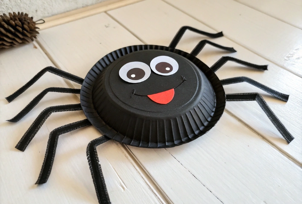 Paper Plate Spider Craft