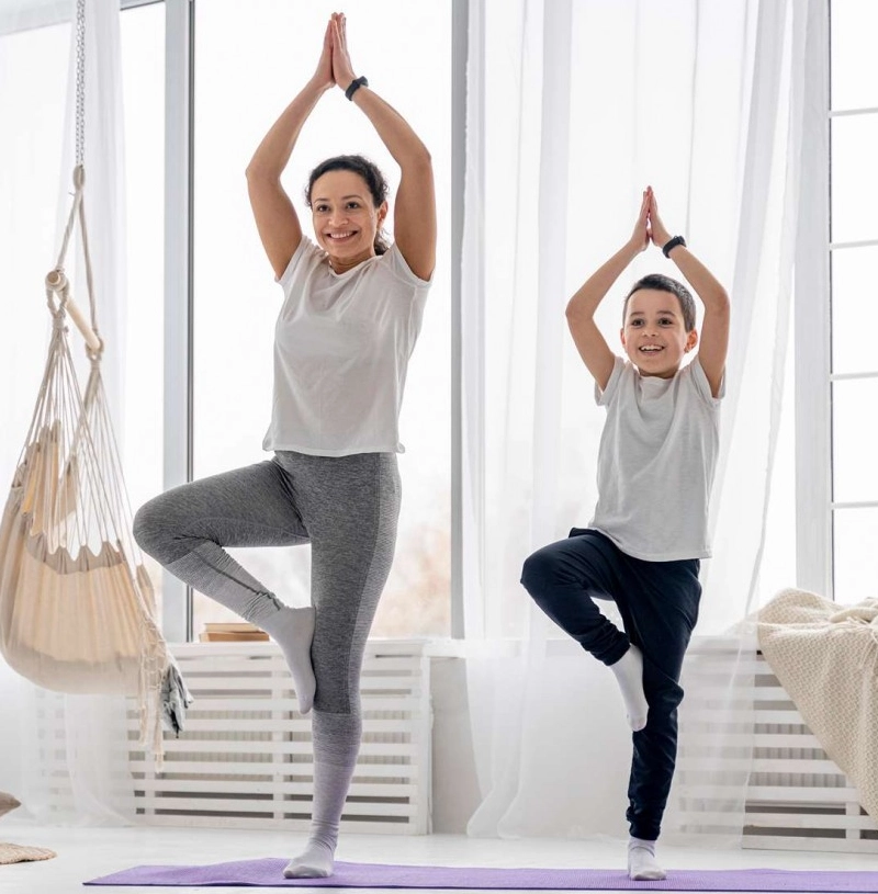 Parent-Child Yoga Time