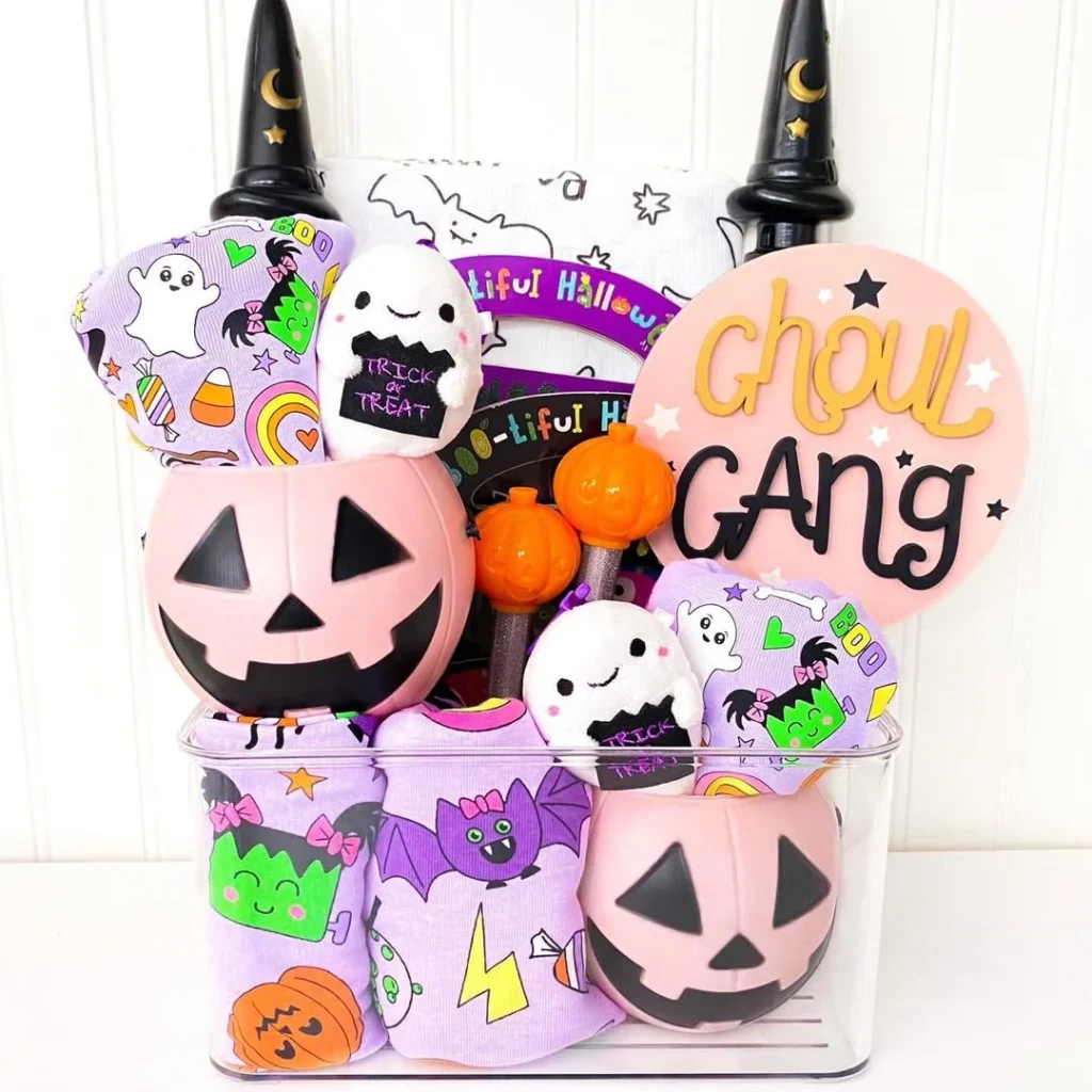 Pastel Ghoul Gang Basket
