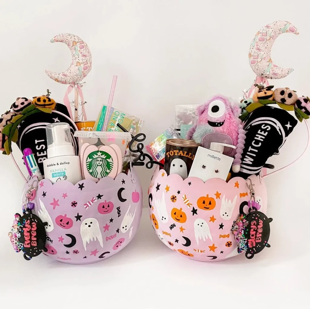 Pastel Personalized Ghost Pails