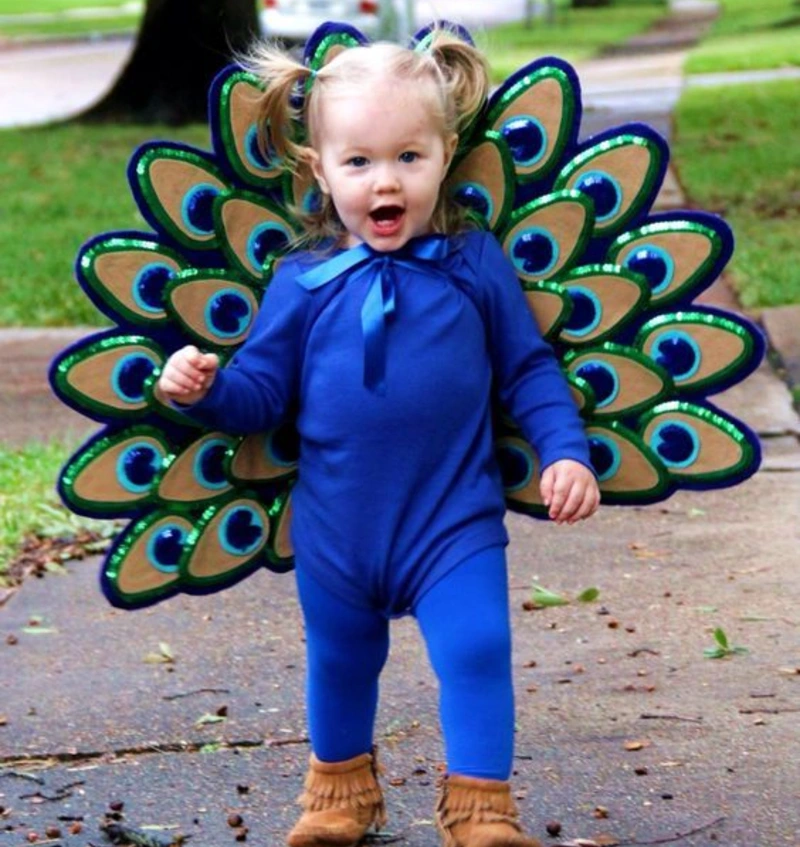 Peacock Bodysuit Costume Set