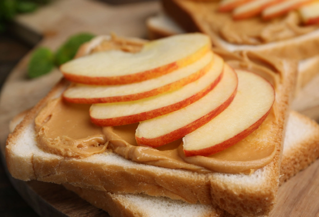 Peanut Butter Apple Toast