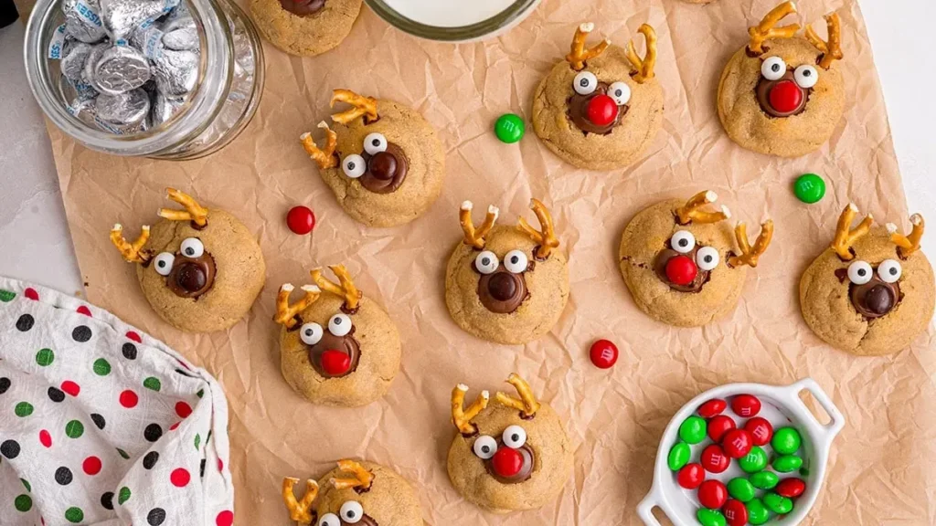 Peanut Butter Ritz Reindeer