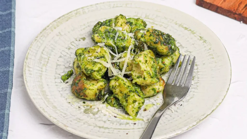 Pesto Cauliflower Gnocchi