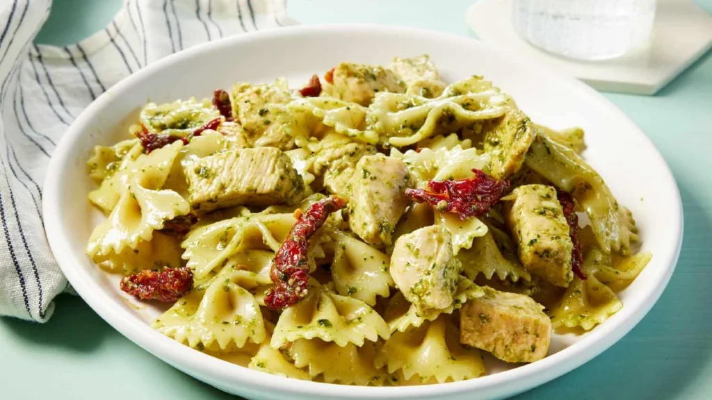 Pesto Chicken Pasta Salad