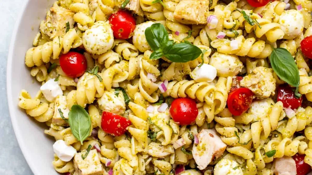 Pesto Chicken Pasta Salad