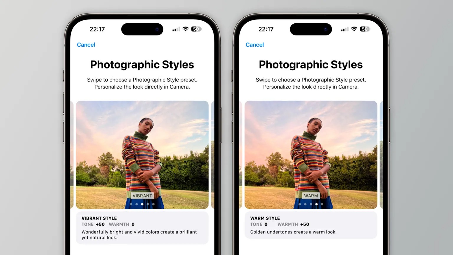 Photographic Styles (The "Internal Editor")