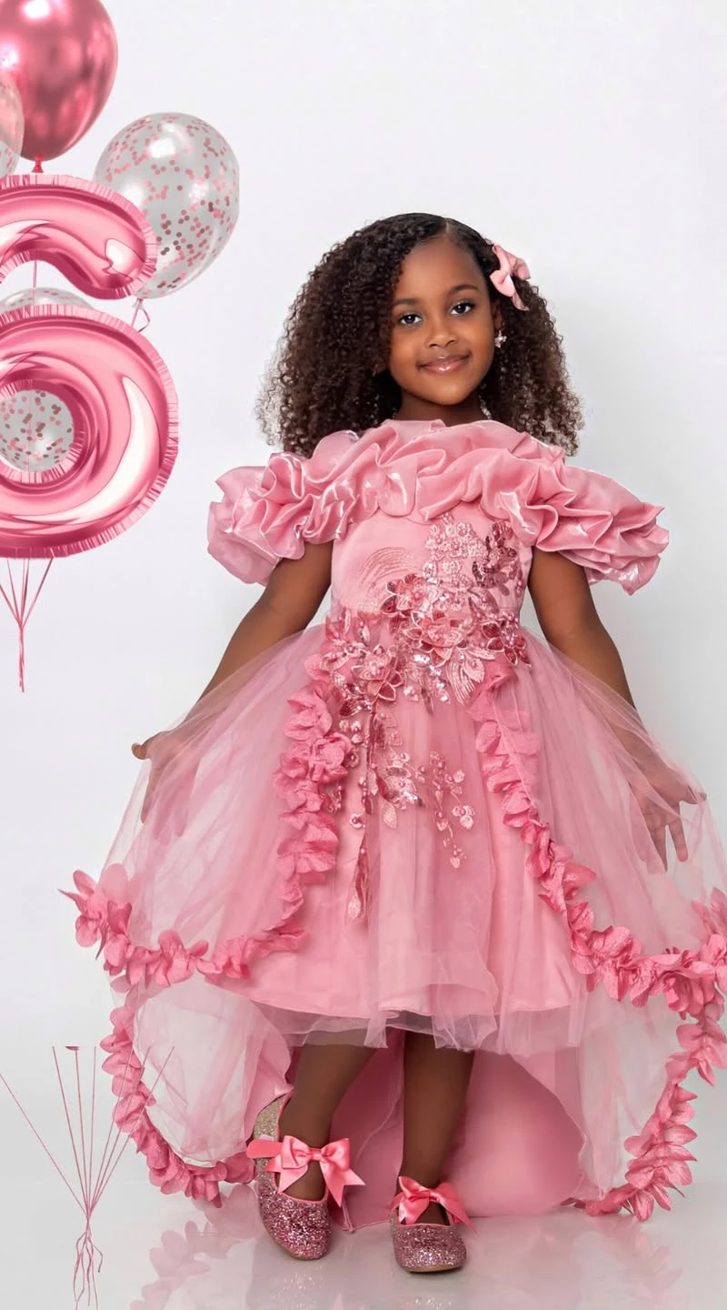 Pink Petal Paradise Ballgown