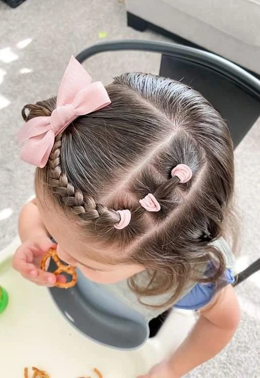 Pink Princess Braid Style