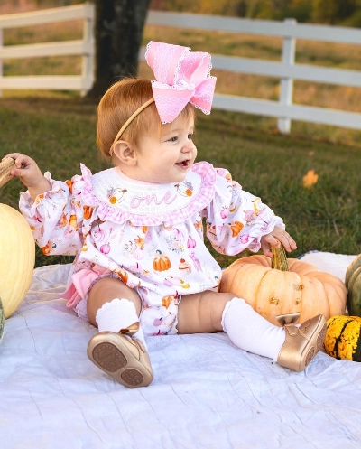 Pink Pumpkin Patch First Birthday