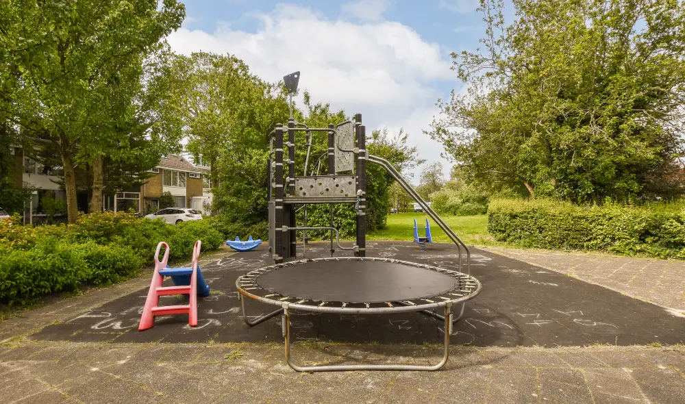 Play Zone with Trampoline and Climbing Tower