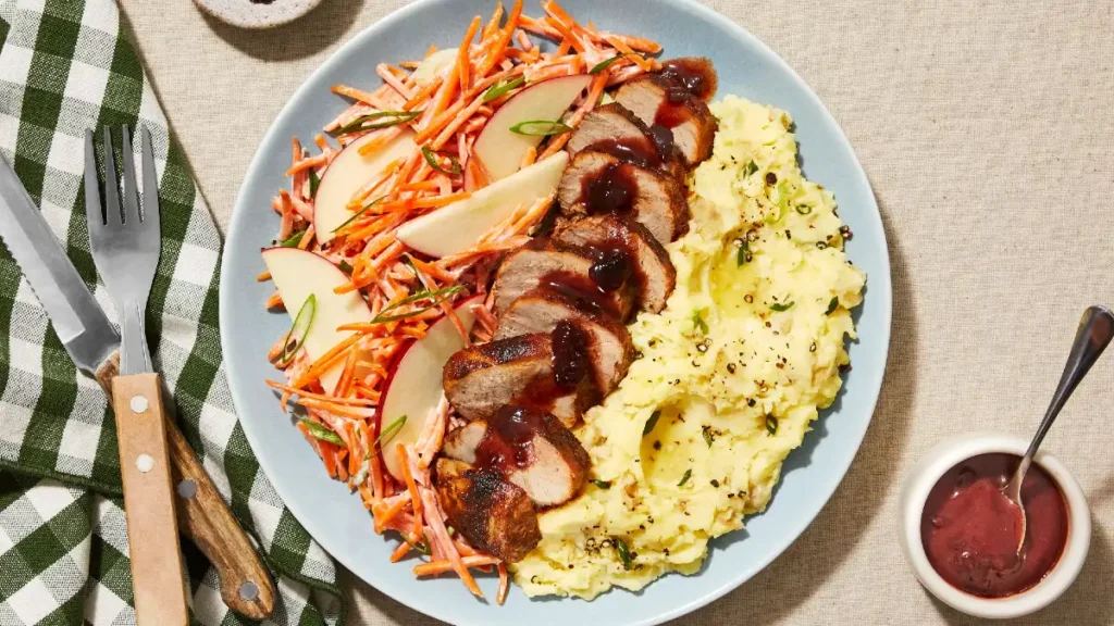 Pork Tenderloin with Sweet Potatoes