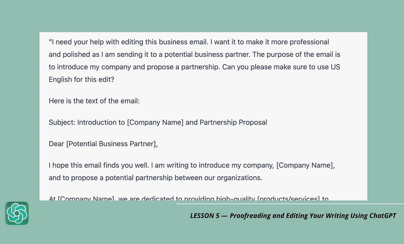 Proofreading and Editing Services