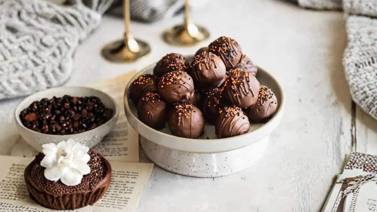Pumpkin Chocolate Truffles