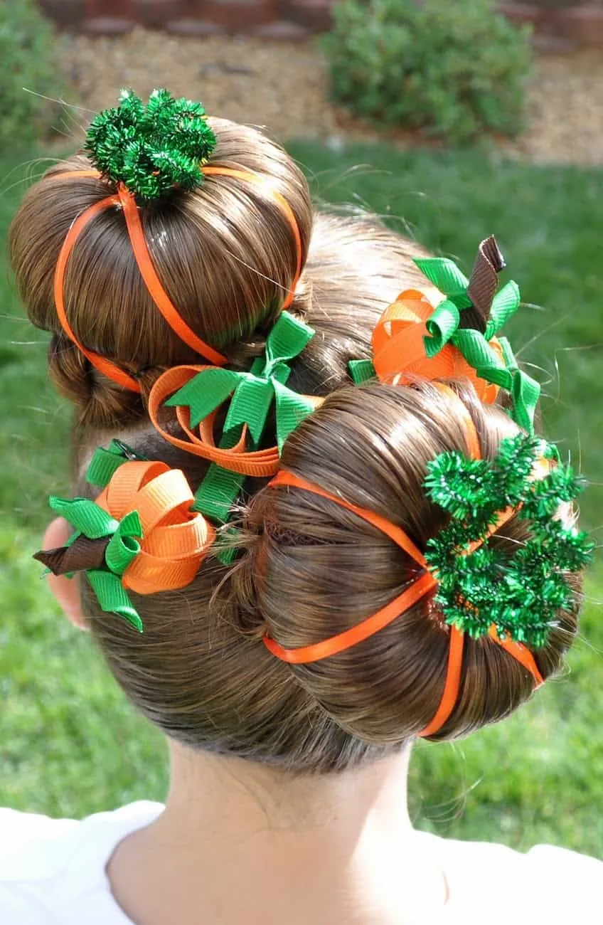 Pumpkin Patch Princess Buns