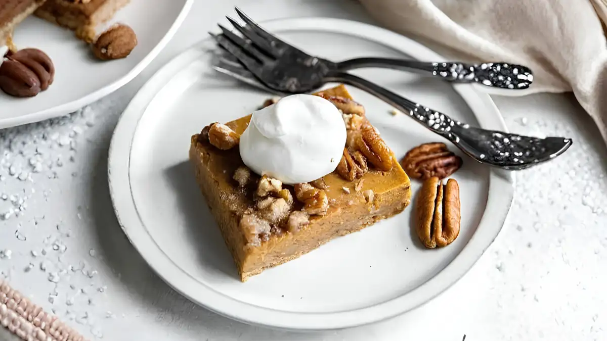 Pumpkin Pecan Bars