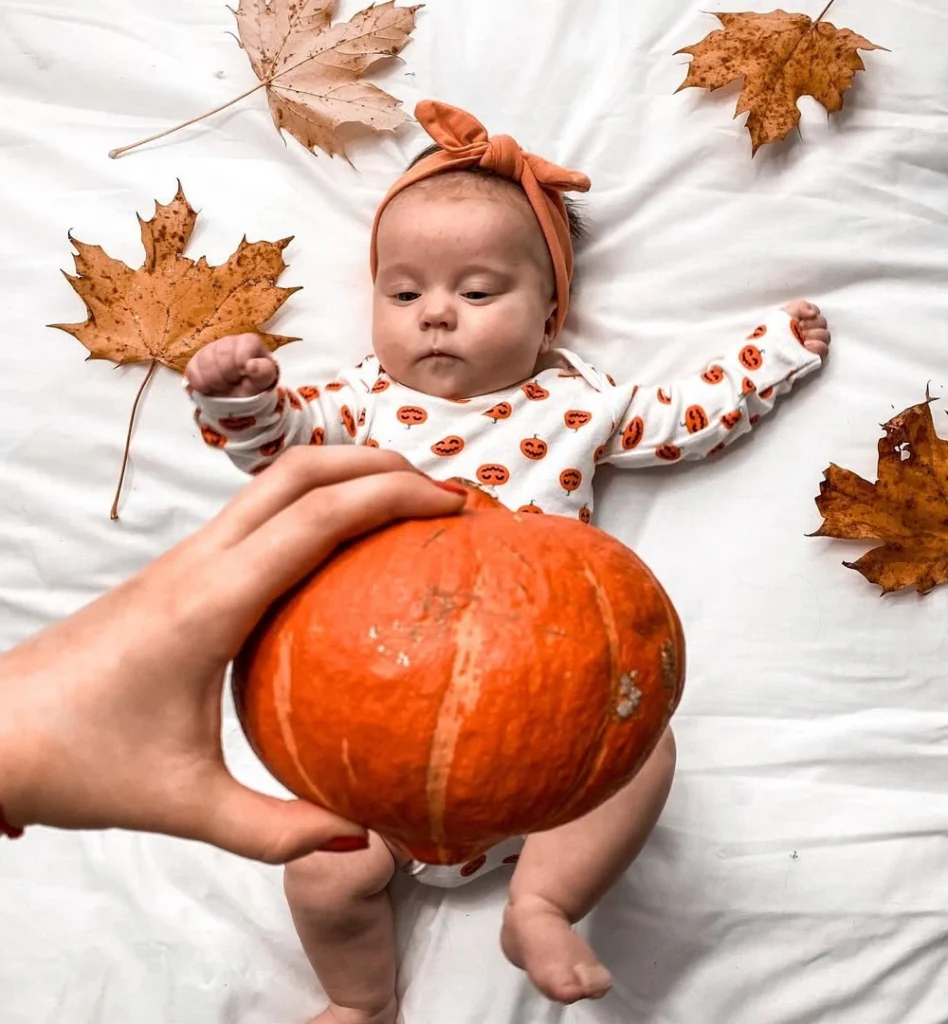 Pumpkin Print Perfection Flat Lay