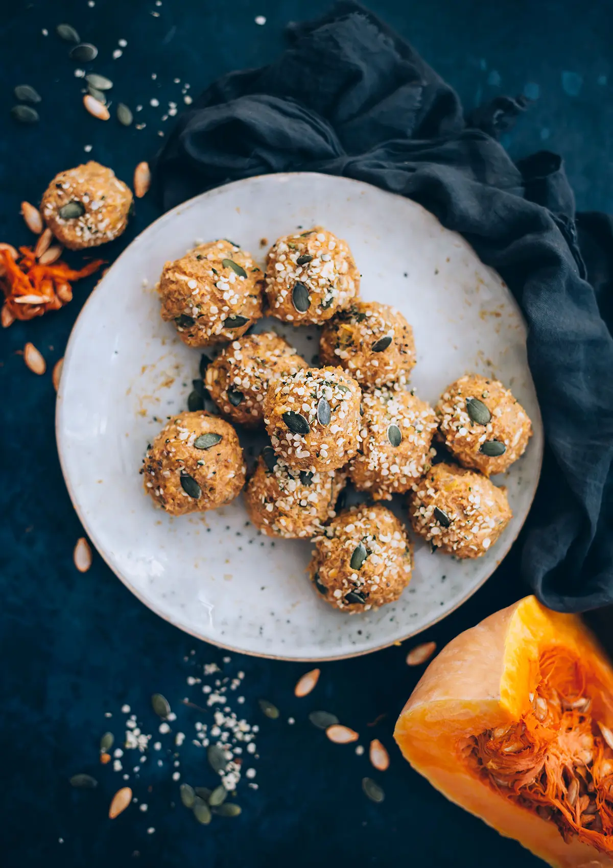 Pumpkin Seed and Sunflower Seed Energy Bites