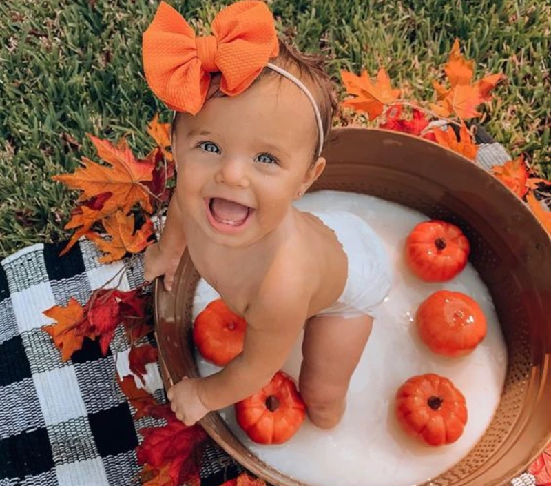 Pumpkin Spice Milk Bath Baby