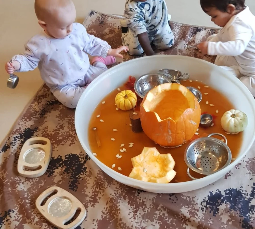 Pumpkin Water Play Fun
