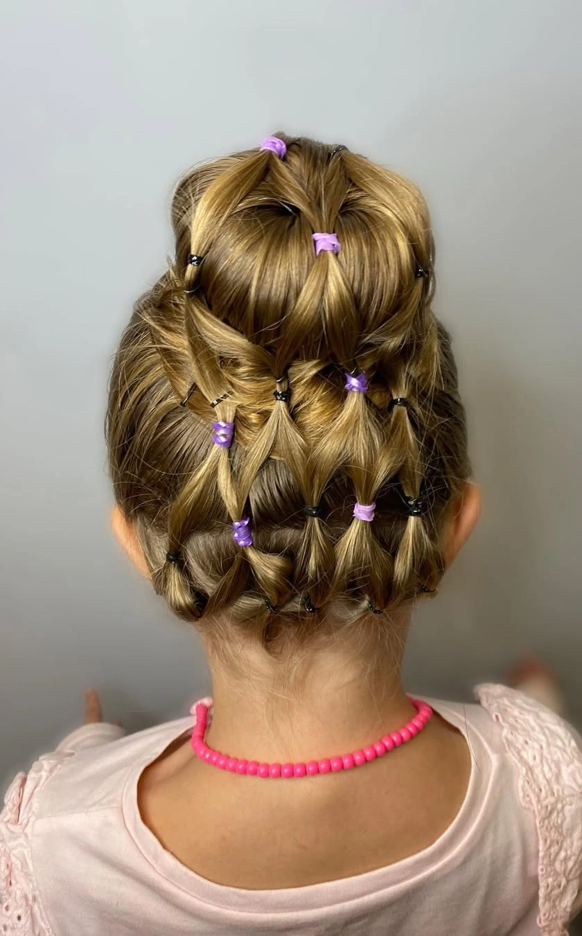 Purple Spider Pigtail Paradise