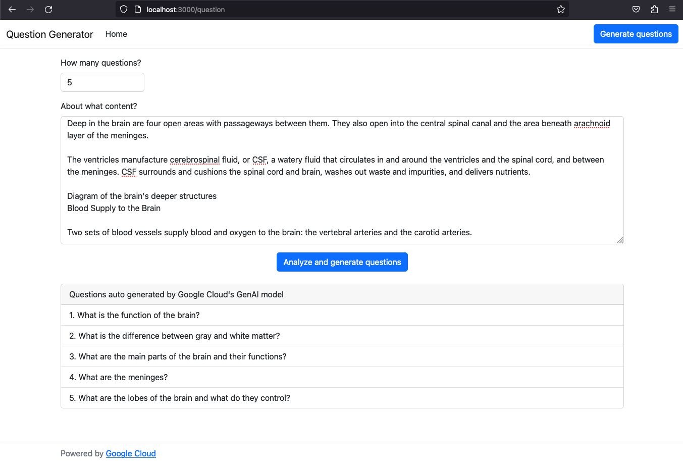 Question Generator