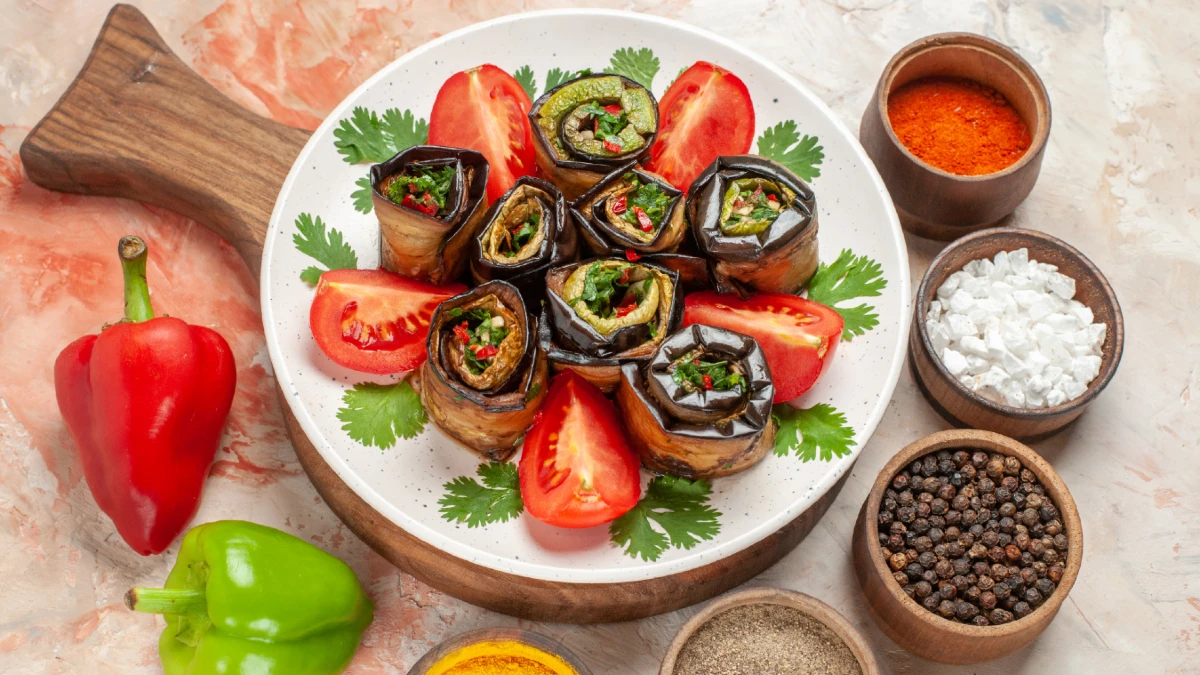 Quinoa and Black Bean Stuffed Peppers