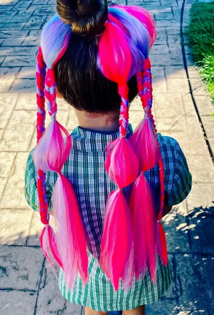 Rainbow Braid Explosion