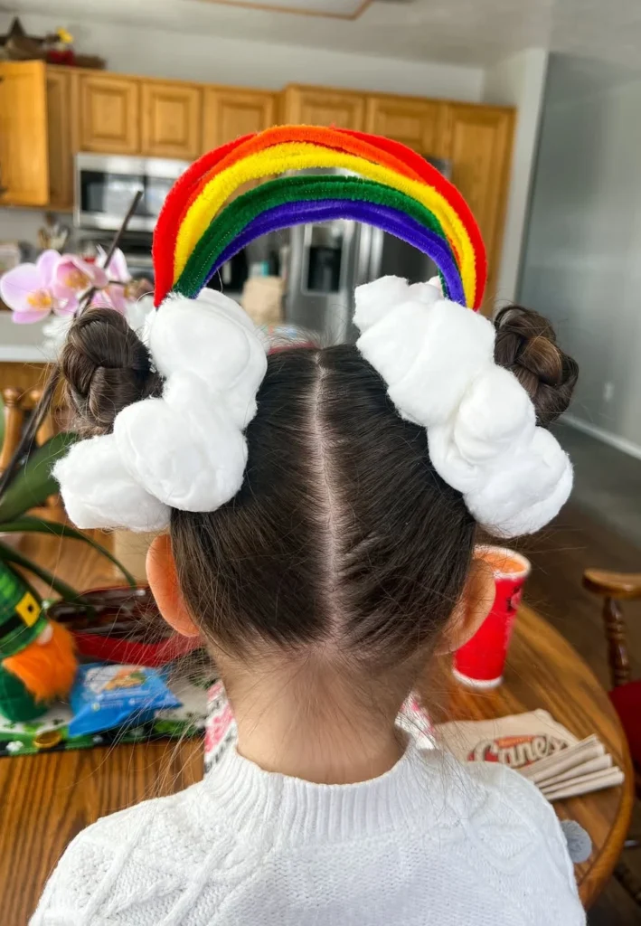 Rainbow Bridge with Clouds