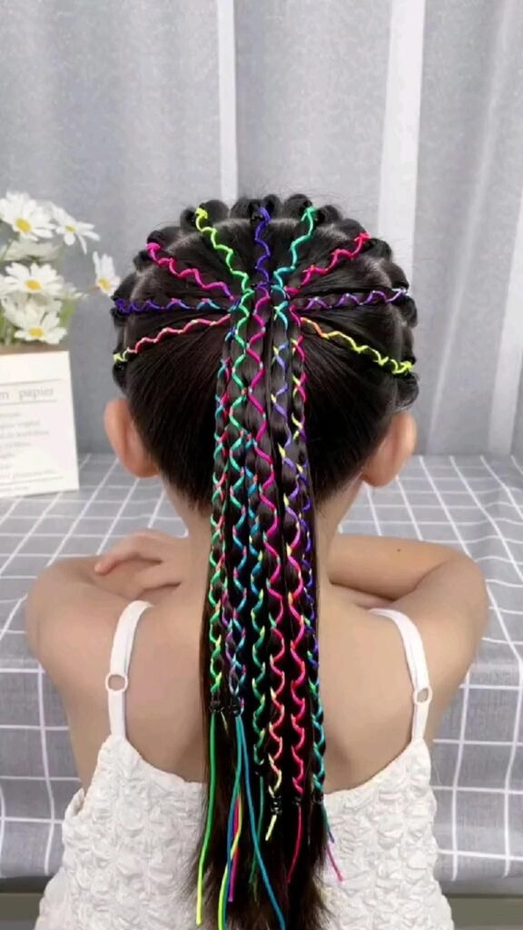 Rainbow Lightning Bolts