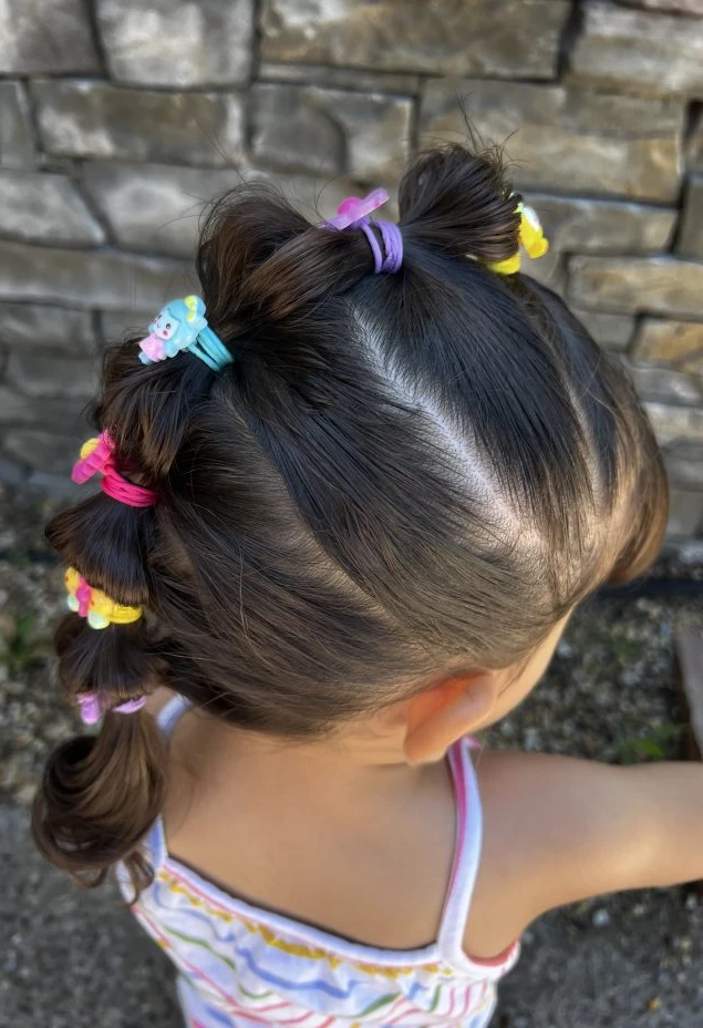 Rainbow Ponytail Party
