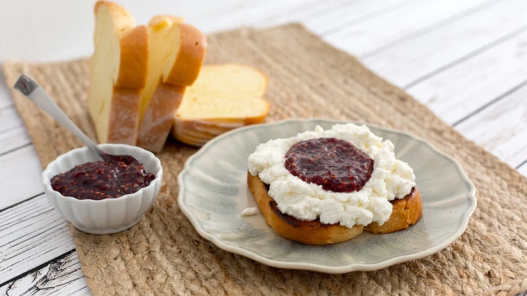 Raspberry Ricotta Toast