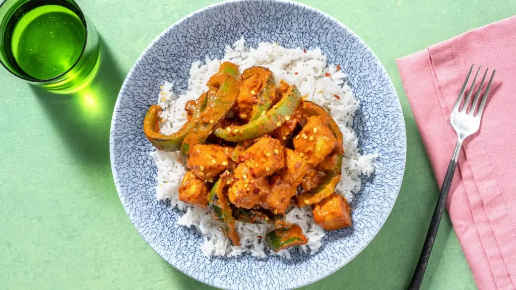 Red Curry with Tofu and Veggies
