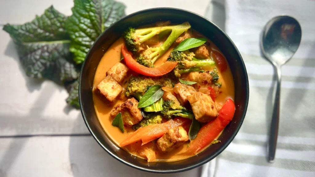 Red Curry with Tofu and Veggies