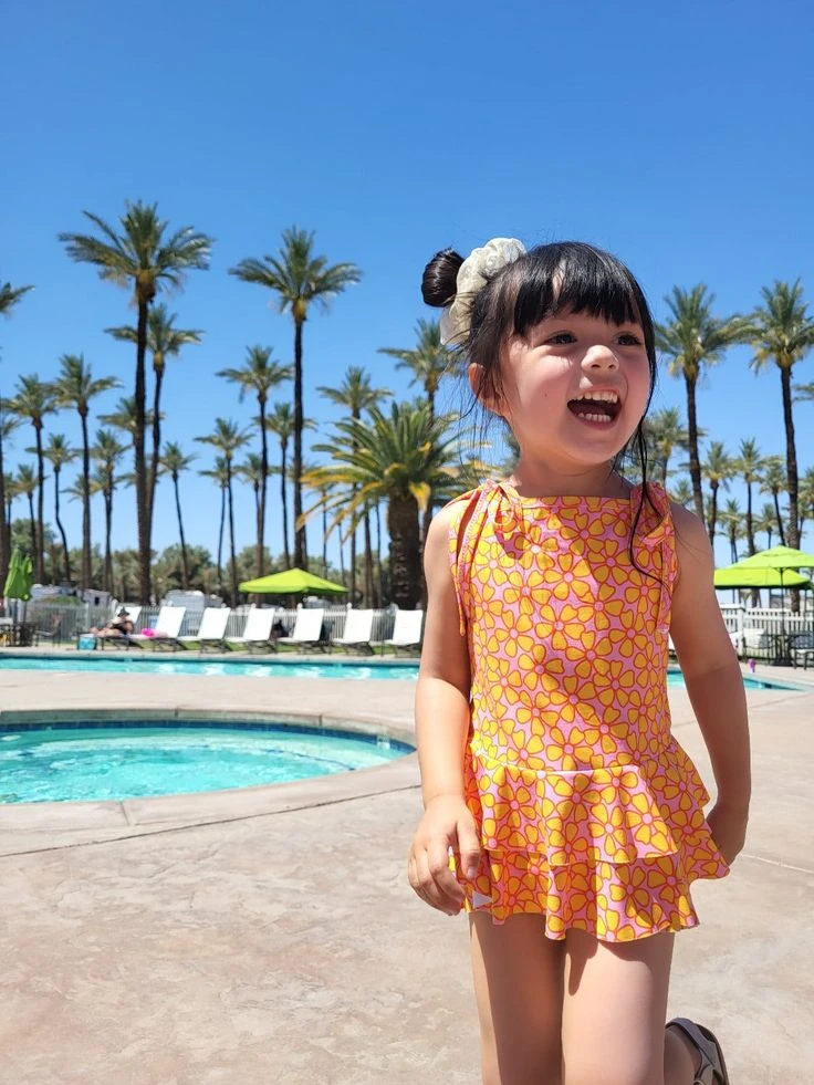 Retro Skirted Swimsuit