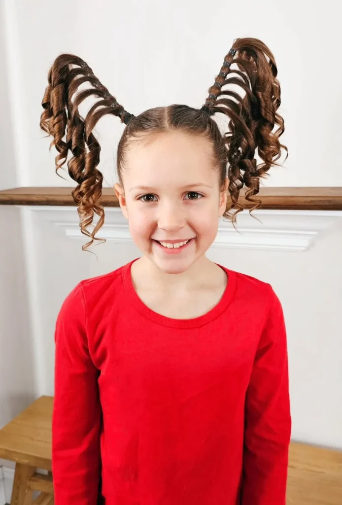 Ribbon-Woven Princess Curls