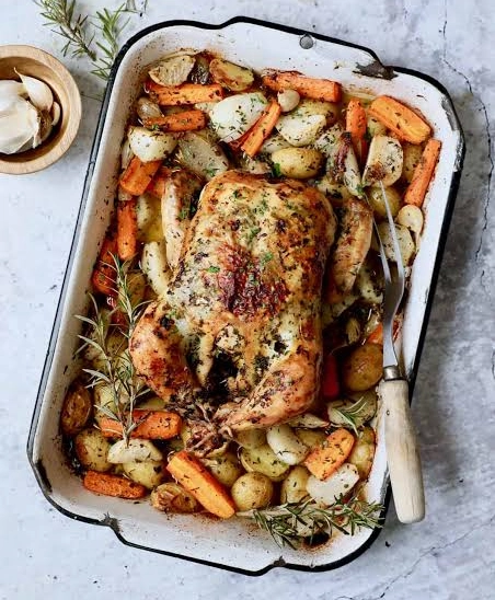 Roasted Chicken with Root Vegetables