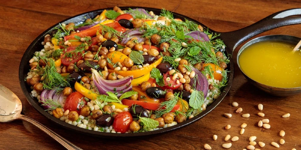 Roasted Chickpea Salad