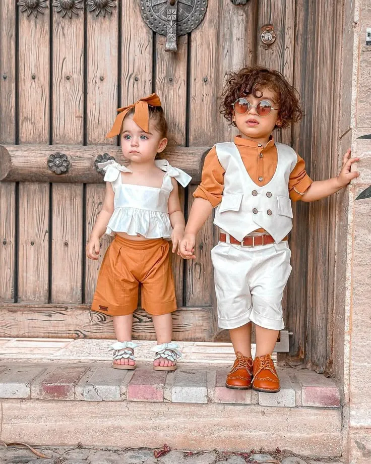 Rustic Terracotta and Cream Duo