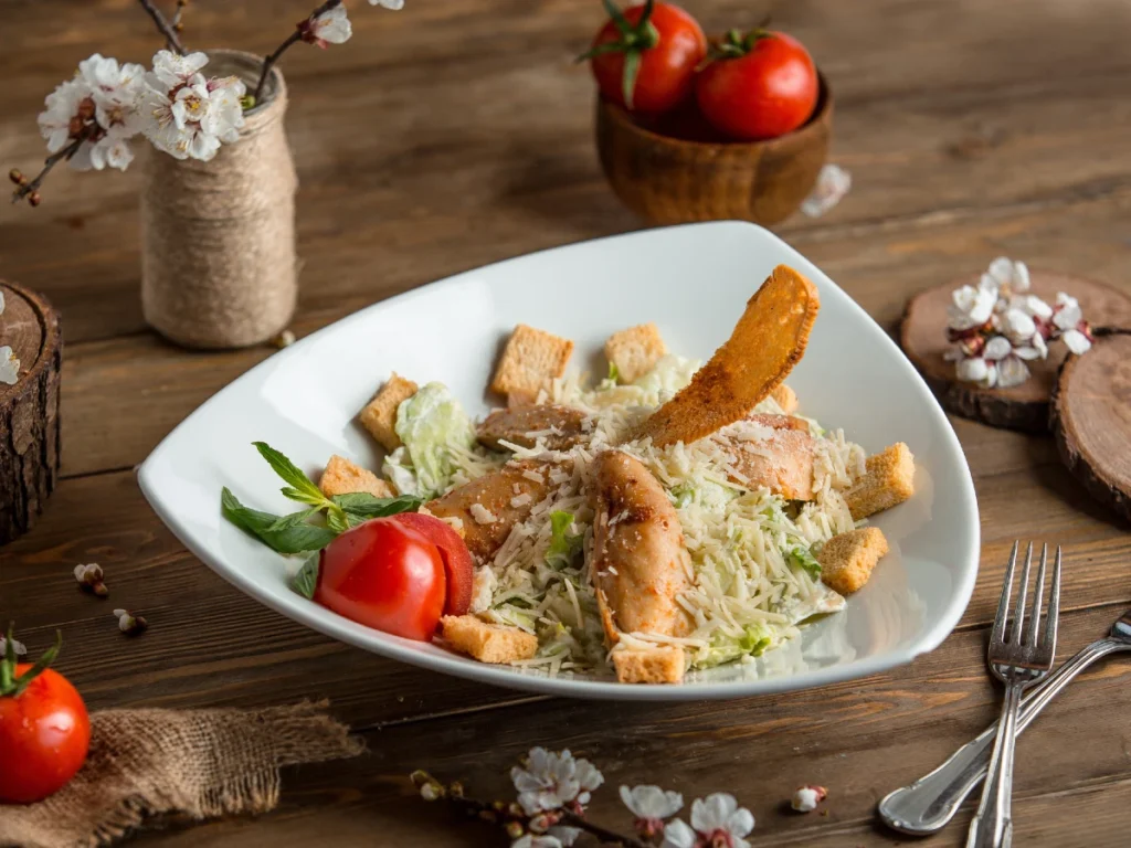 Salmon Caesar Salad