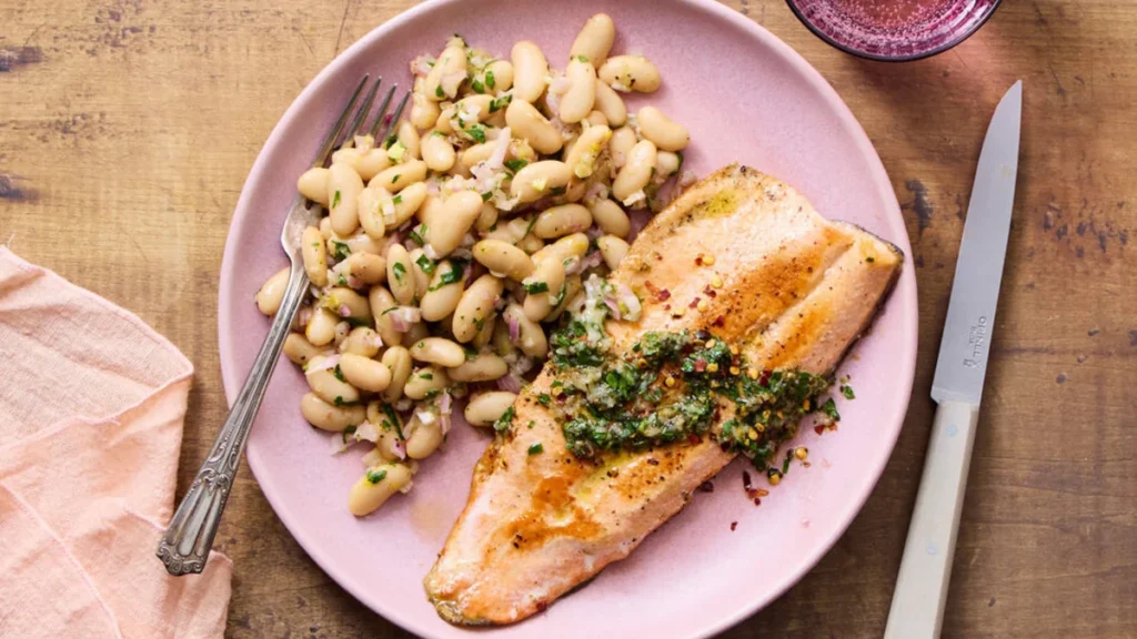 Salmon White Bean Salad