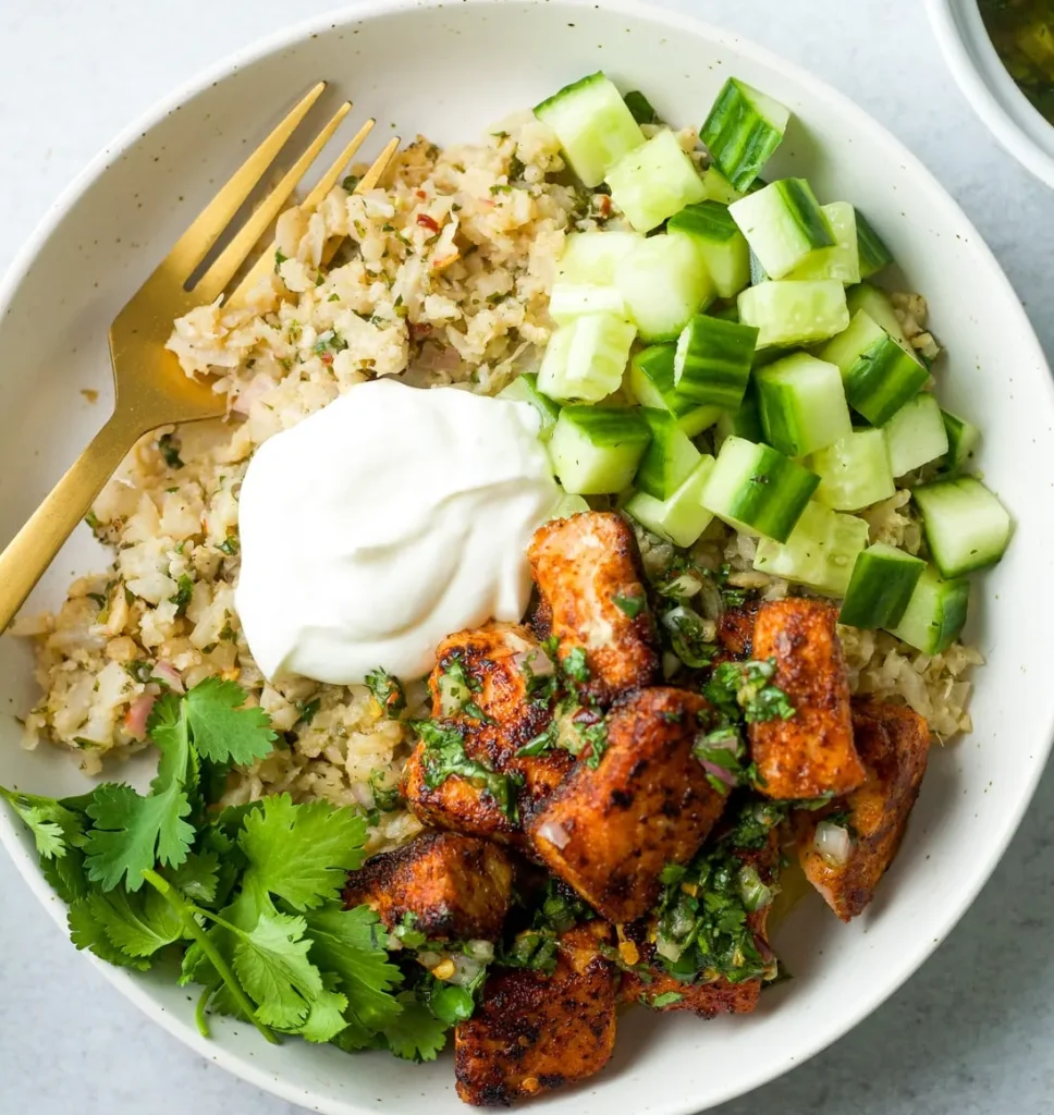 Salmon and Avocado Grain Bowl