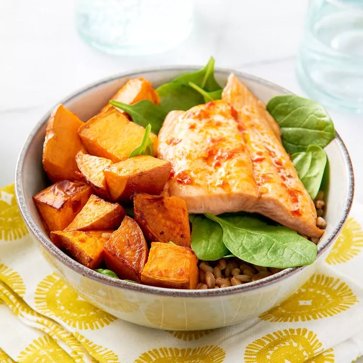 Salmon and Sweet Potato